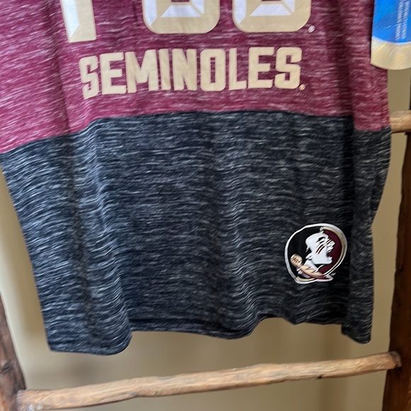 NWT Florida State NCAA FSU Seminoles Ladies Fitted Crew Neck T-Shirt - Picture 5 of 13
